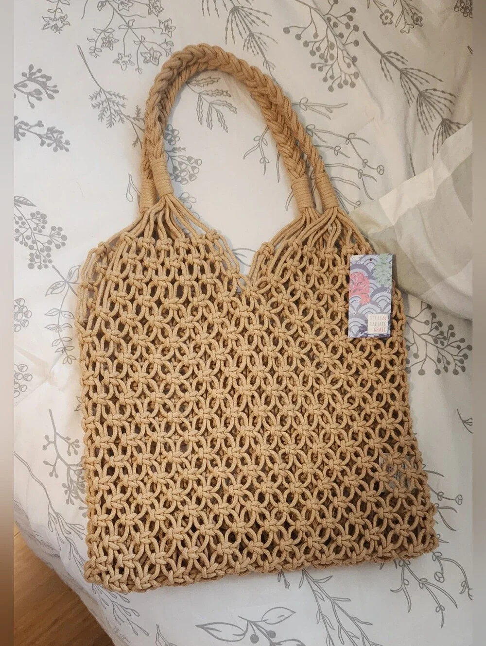 Woven Boho Tote Bag - Picture 11 of 11